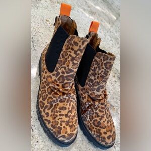 Not Rated Leopard Print Ankle Booties